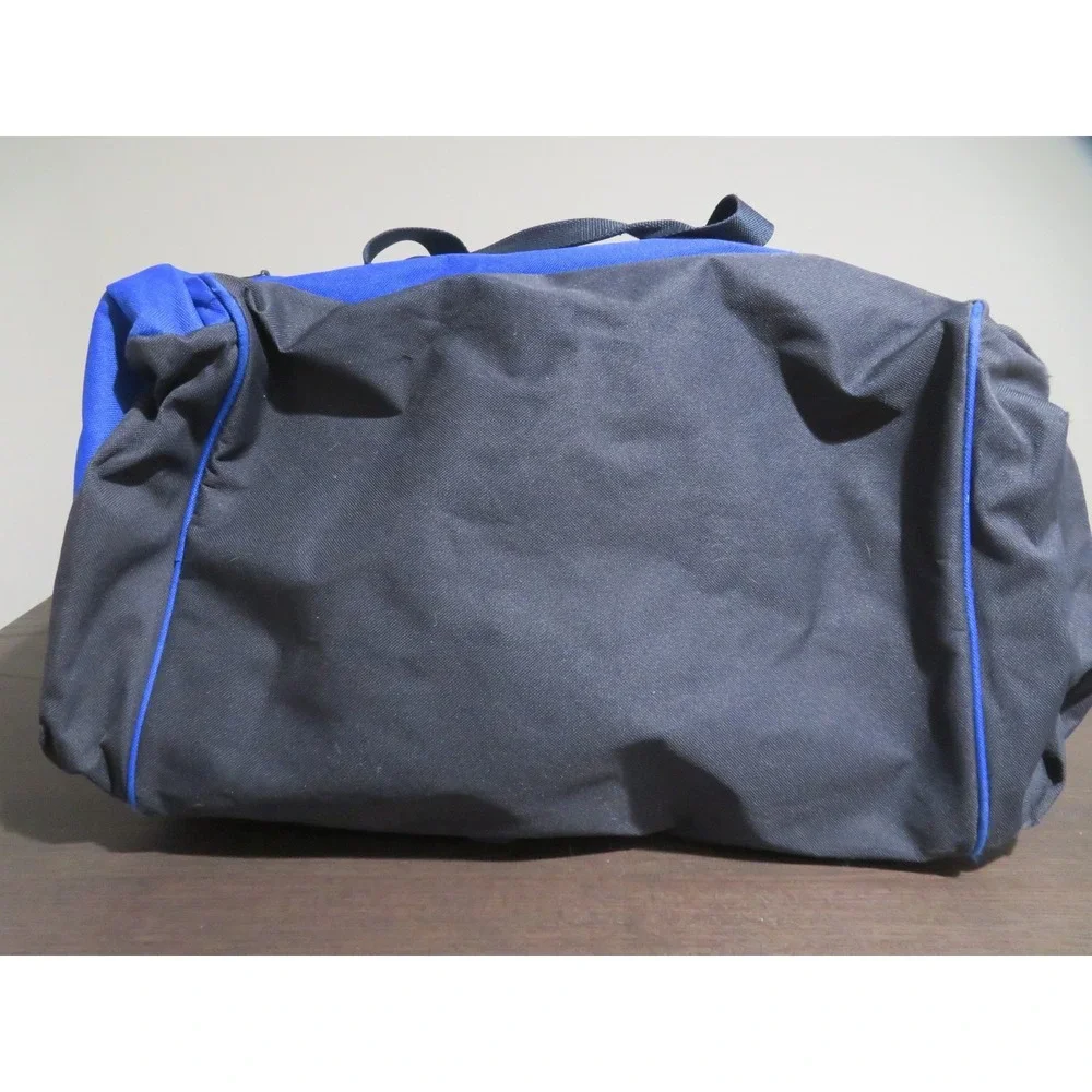 Vintage Polo Sport Ralph Lauren Duffle Bag Gym Blue Logo Shoulder Strap Medium